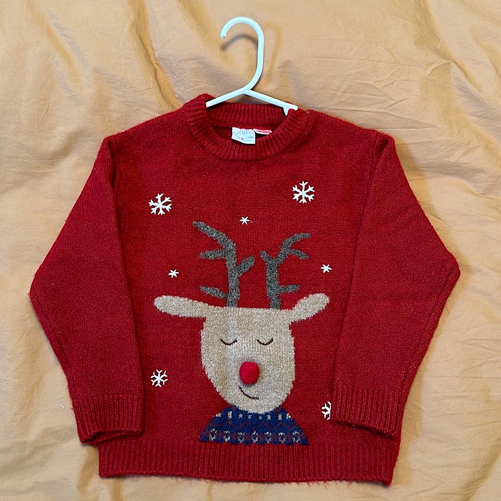 Zara Reindeer Sweater